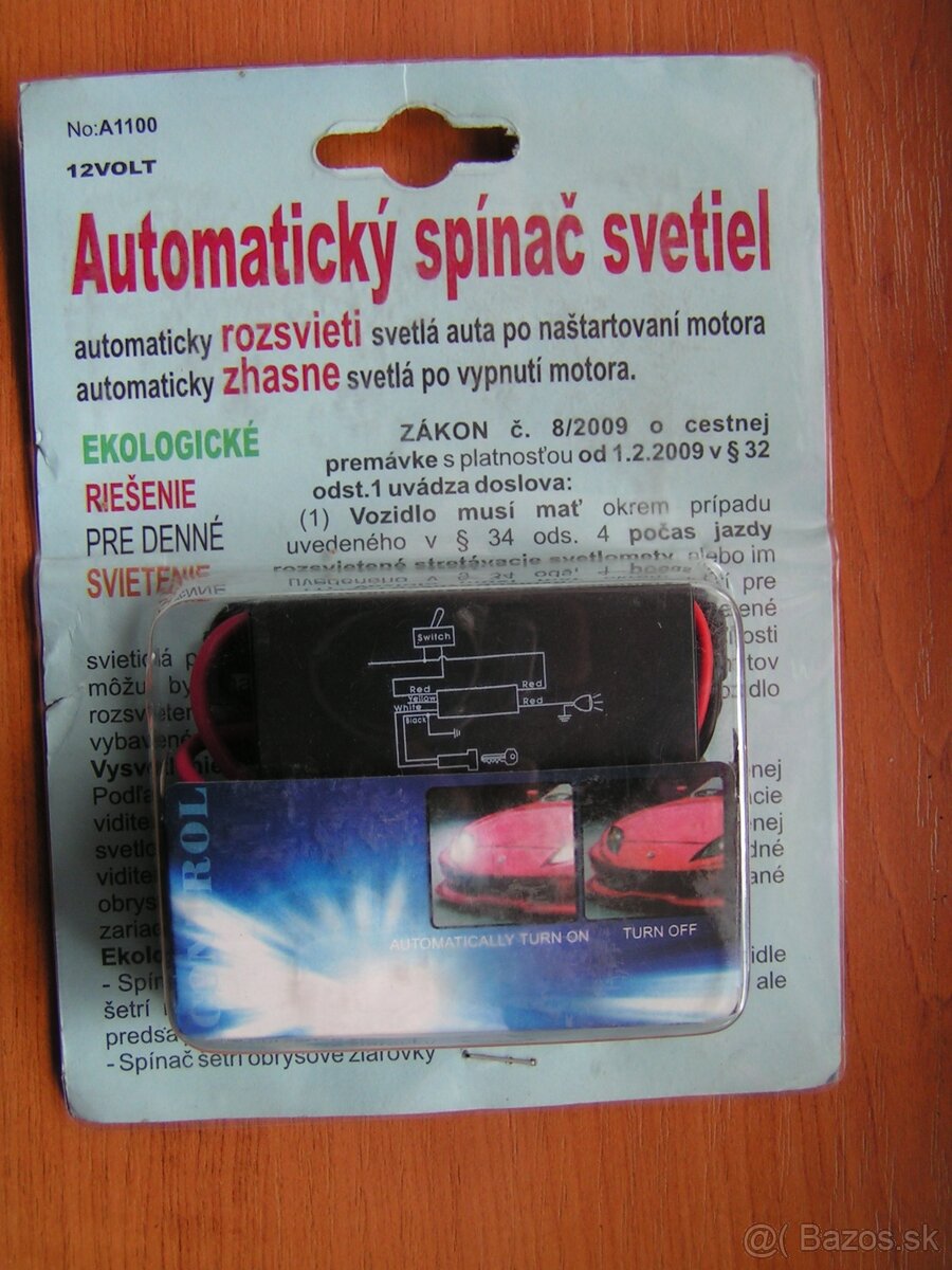 Jednotka automatického rozsvecovania svetiel