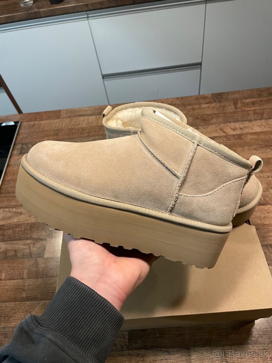 UGG ultra mini platform - sand - 39