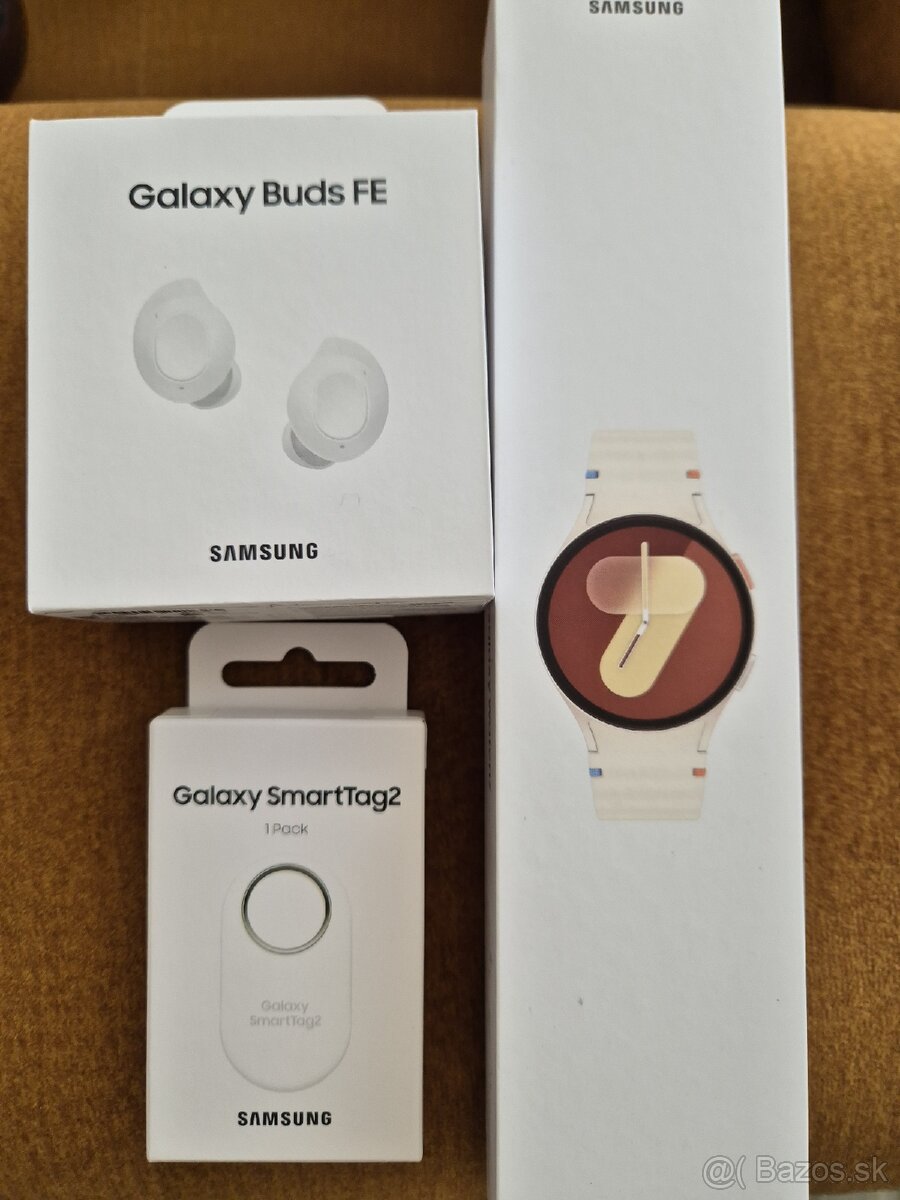 Samsung galaxy watch7 , buds fe , tag