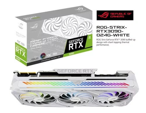 ASUS ROG RTX 3090 STRIX WHITE 24GB RAM