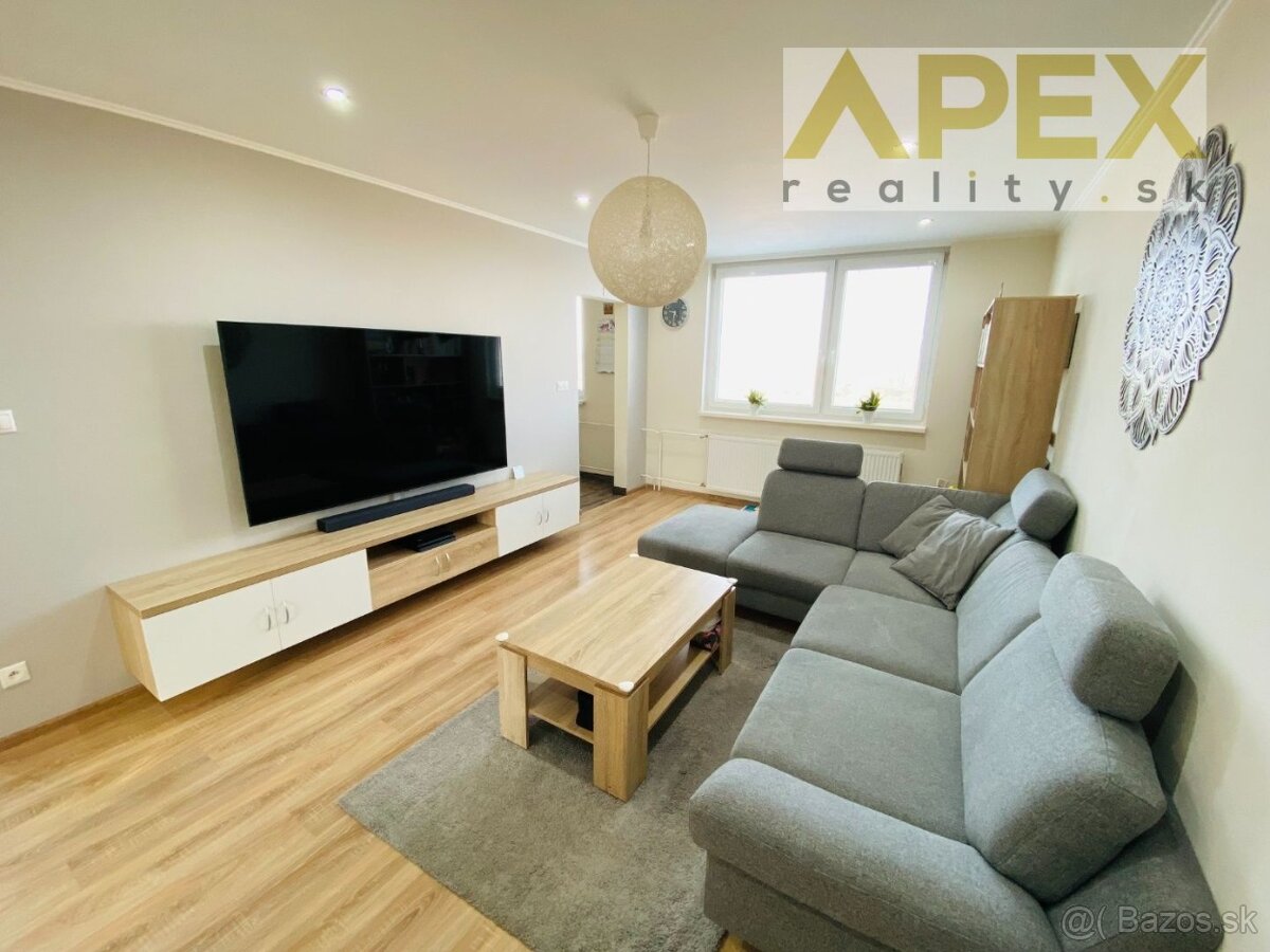 Exkluzívne APEX reality 3i. s loggiou po rekonštrukcii 74 m2