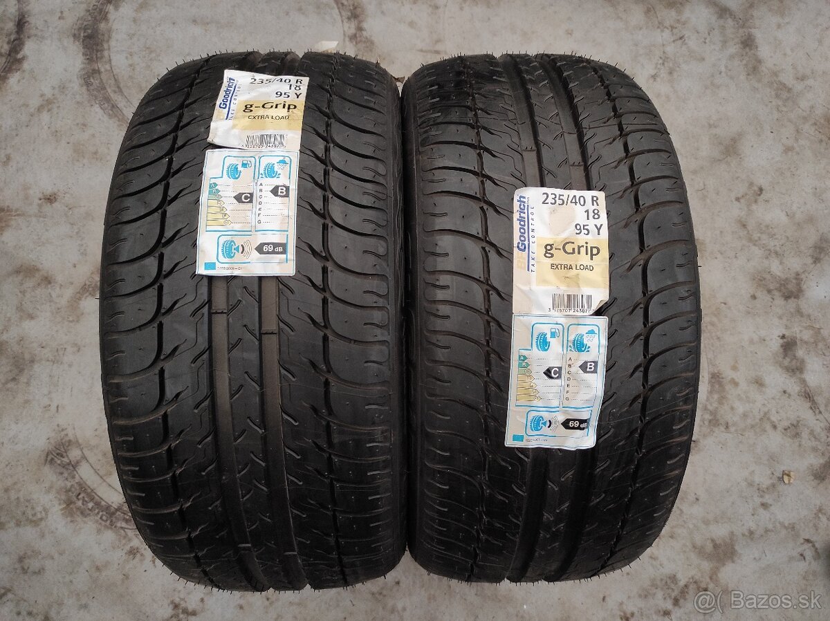 Letne pneu 235/40R18 BfGoodrich nove