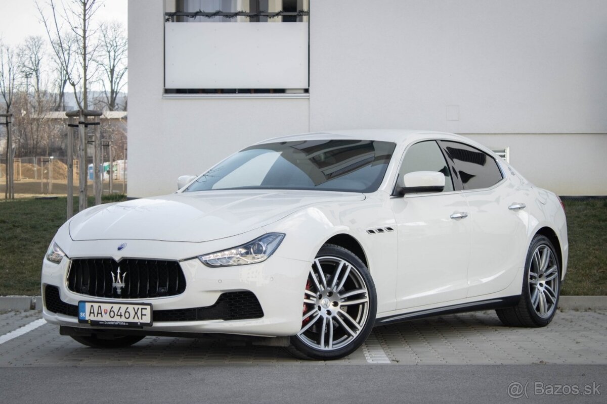 Maserati Ghibli V6 243kw A/T8 /AJ NA SPLÁTKY/