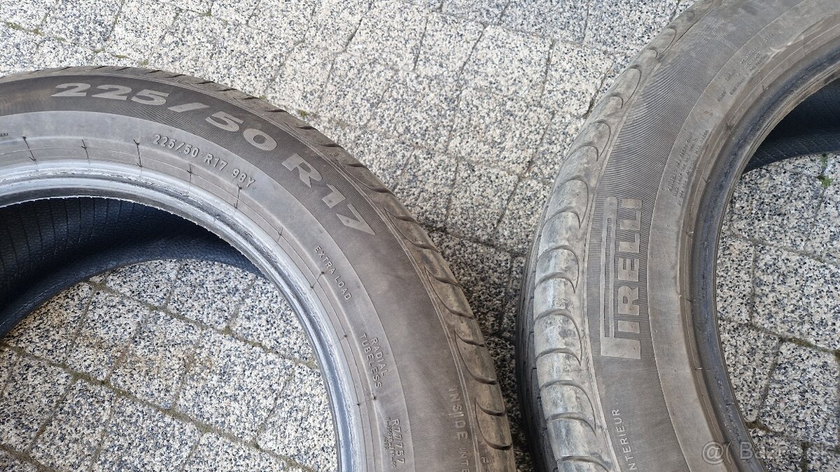 Kúpim 225/50 R17, letné Pirelli Powergy