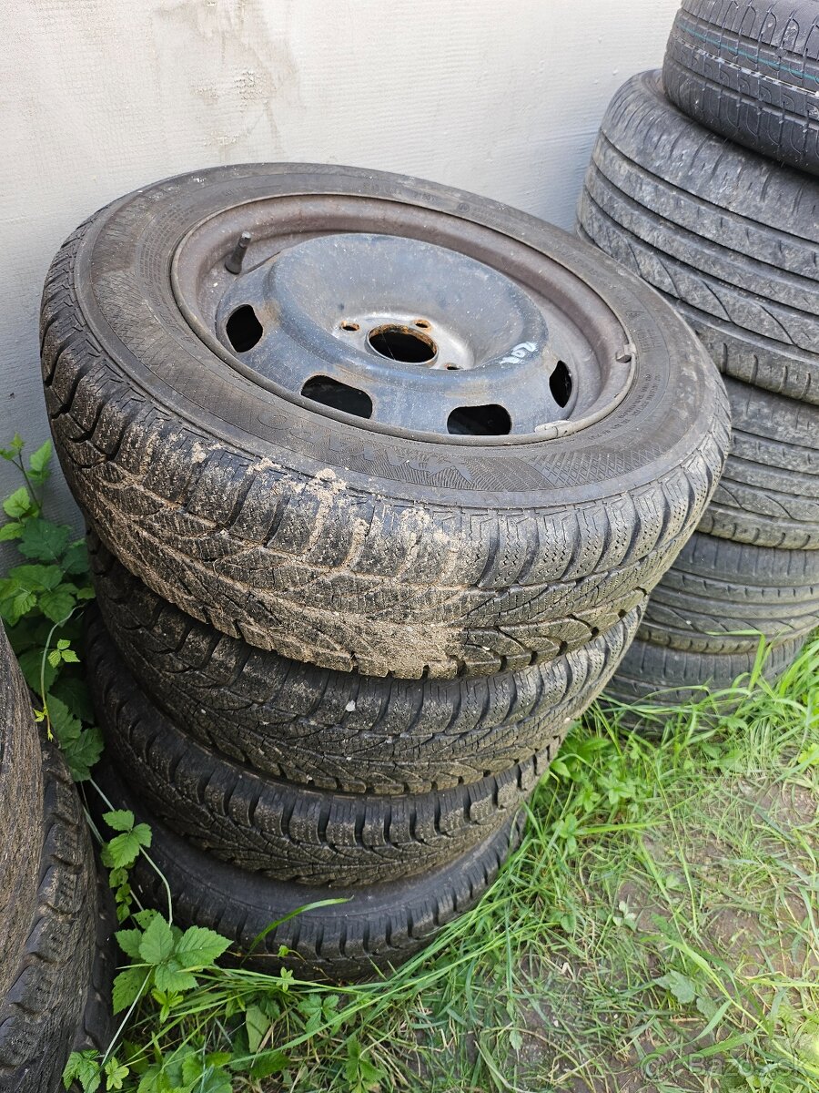 Predám plechove disky 4x108 185/65 R15 zimne