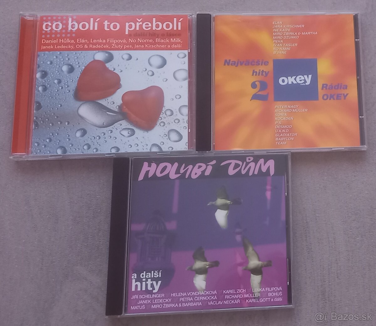 Rôzne CD výberovky 3ks