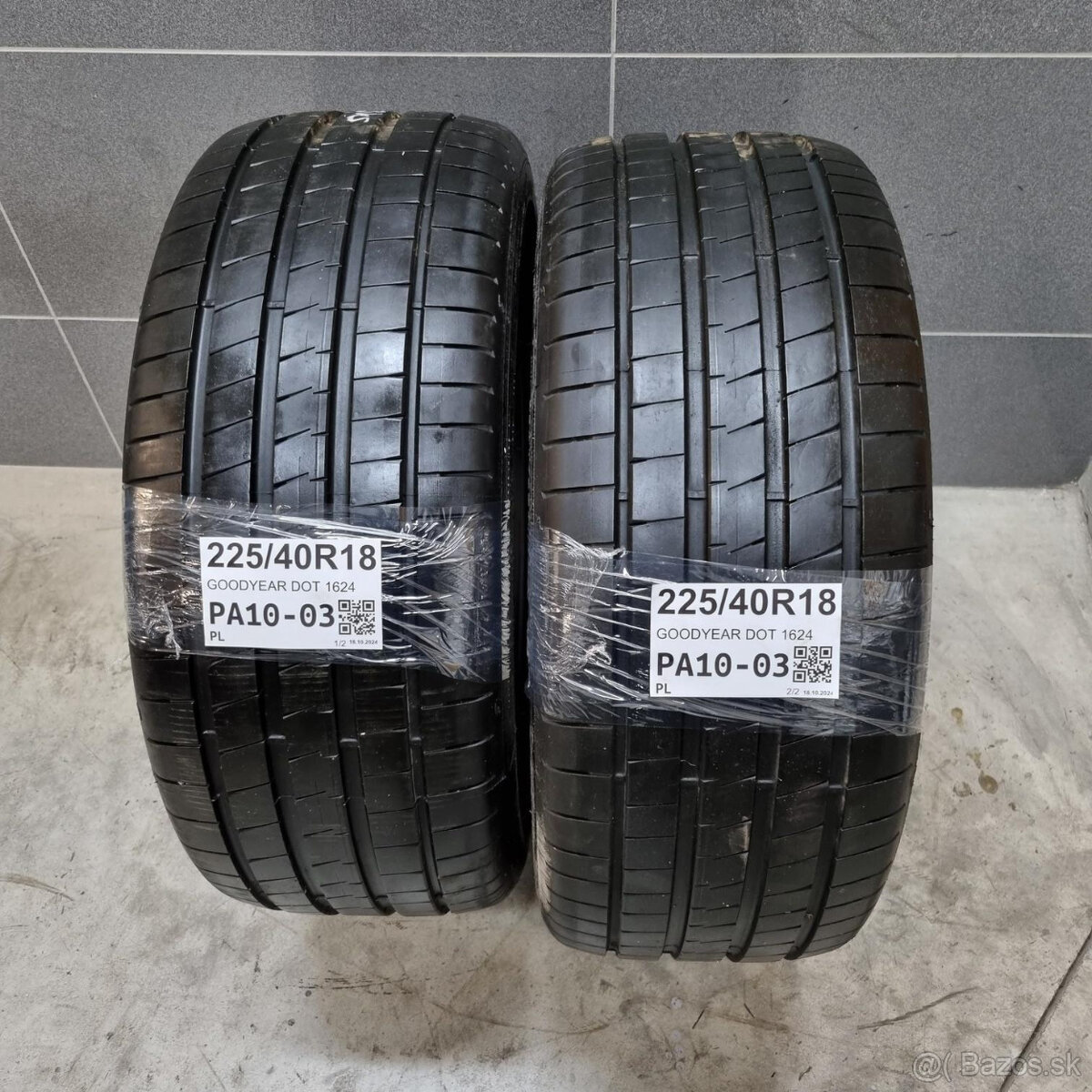 Letné pneumatiky 225/40 R18 GOODYEAR DOT1624