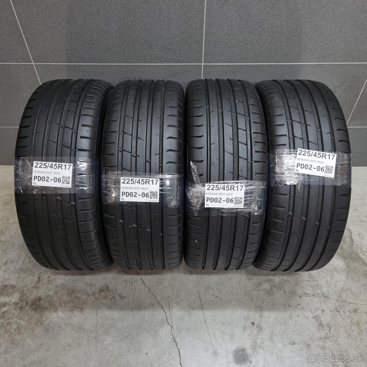 Letné pneumatiky 225/45 R17 NOKIAN DOT4523