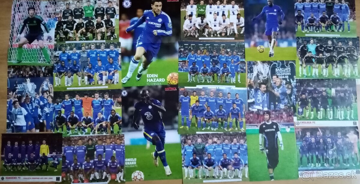 Chelsea zbierka futbal.plagátov 2004-2021