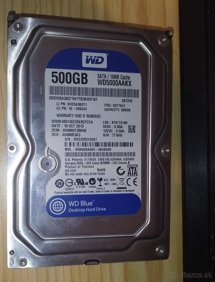 500GB HDD WD / Seagate