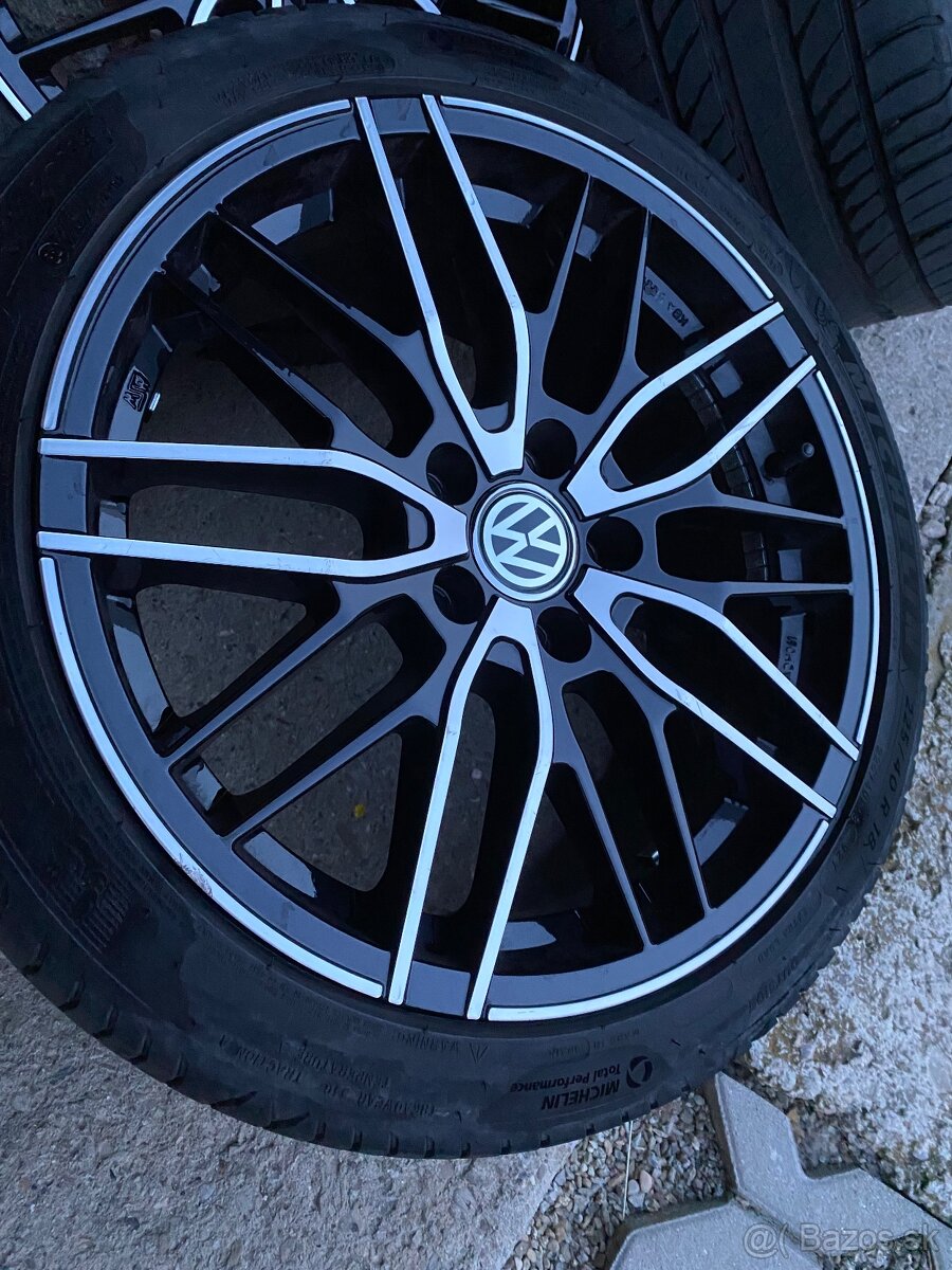 Predám hliníkové disky MSW + letné pneumatiky 225/40 R18