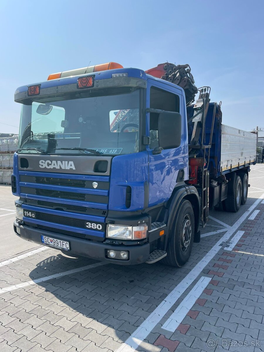 Scania P114 hydraulická ruka