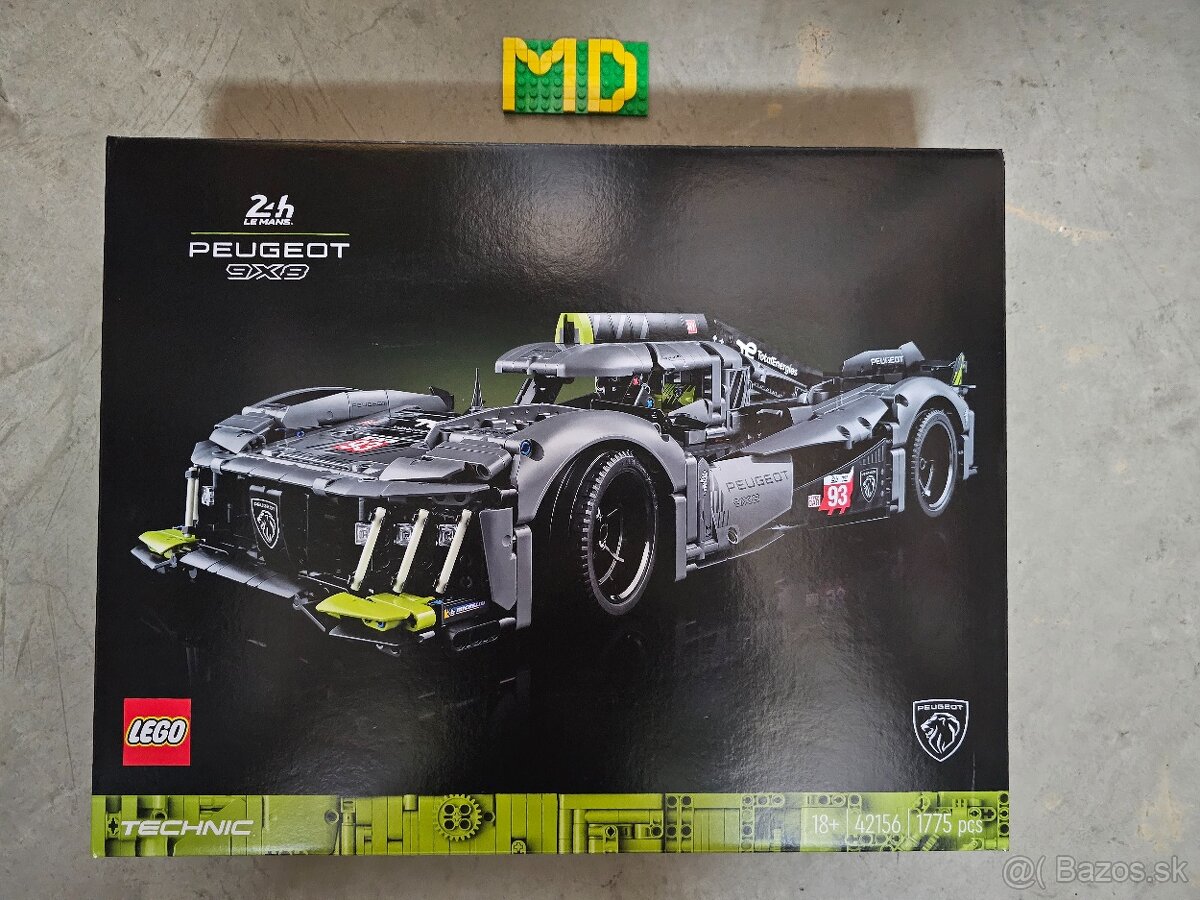 LEGO Technic 42156 PEUGEOT 9X8 24H Le Mans Hybrid Hypercar