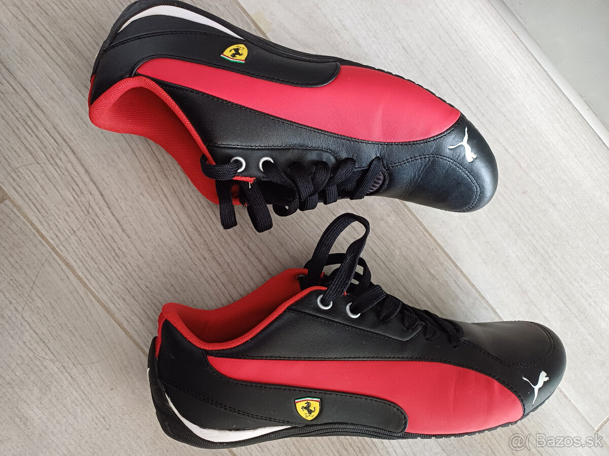 Puma Drift Cat 5 SF NM 2 Black-Rosso Corsa 42