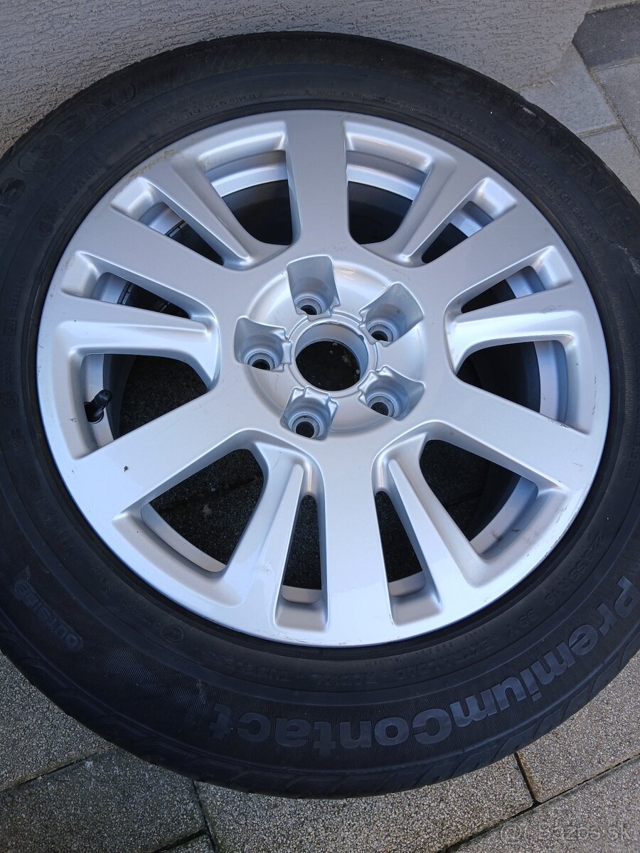 5x112mm. 225/55 R16. Et.45. 7,5Jx16 Rezervné  ALU kolo Audi