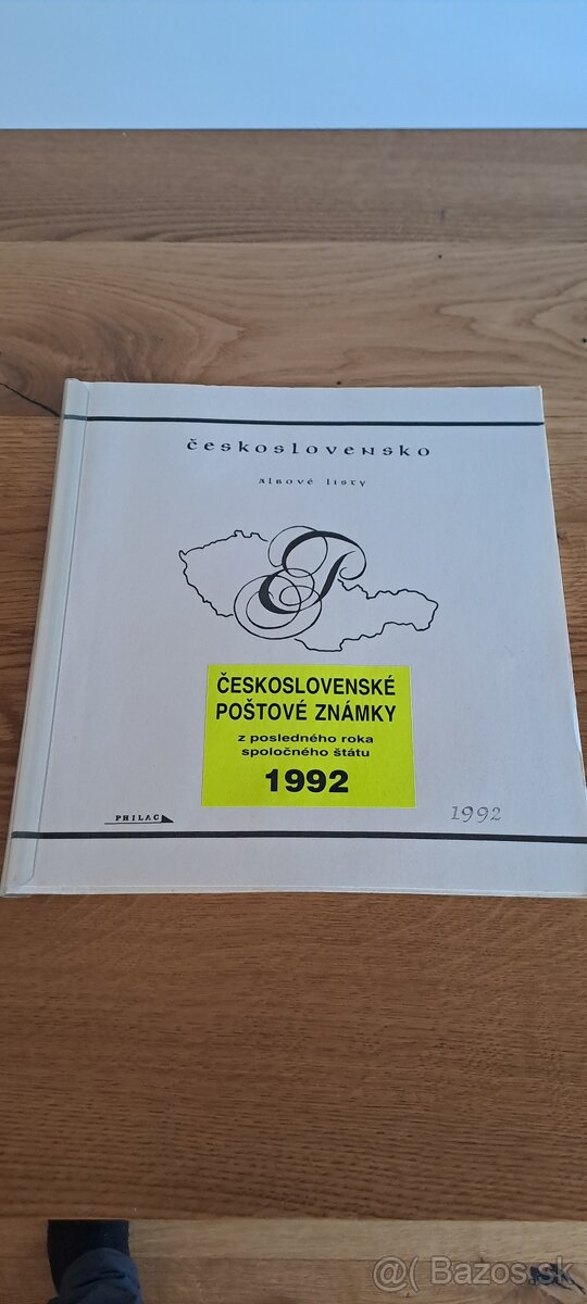 Poštové známky ČSR 1992