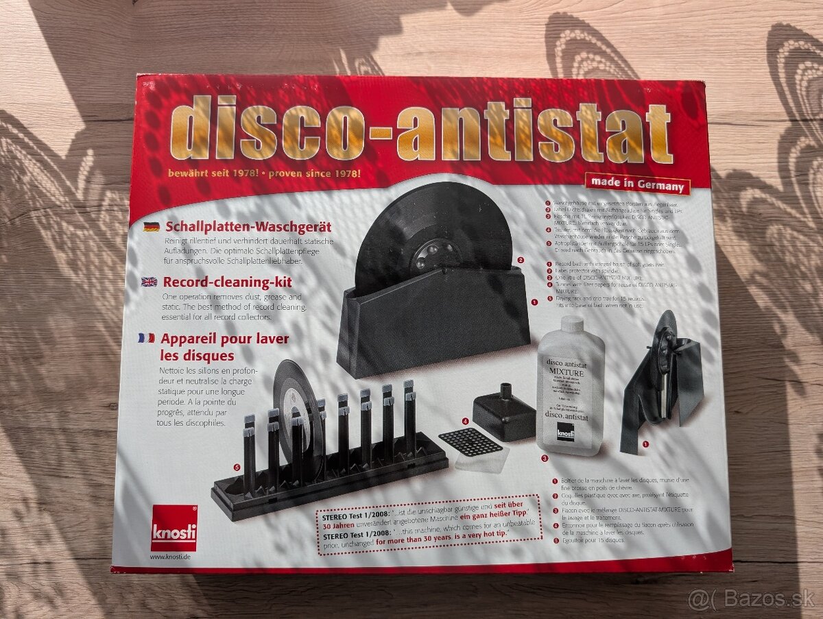 Knosti disco antistat, čistič platní