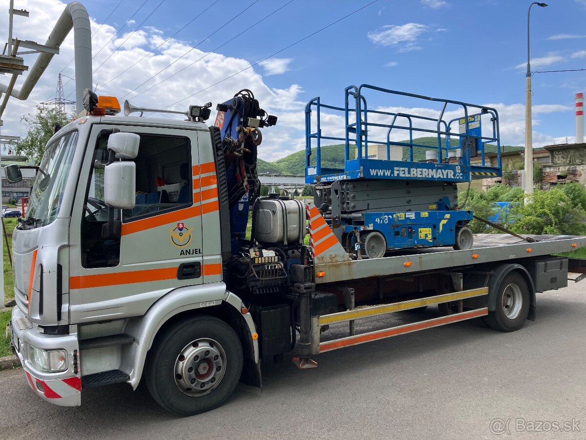 Iveco odťahový špeciál,hydraulická ruka,celková váha 11500kg