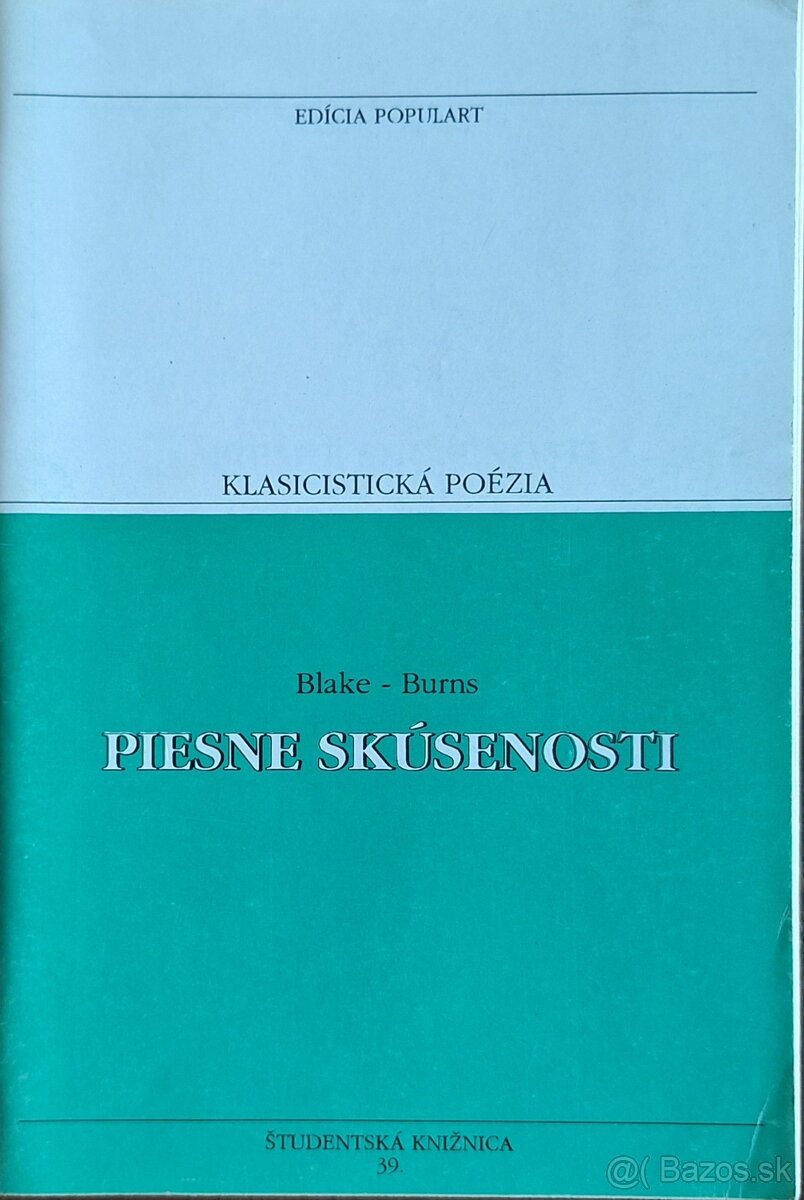 Wiliam BLAKE a Robert BURNS - Piesne skúsenosti