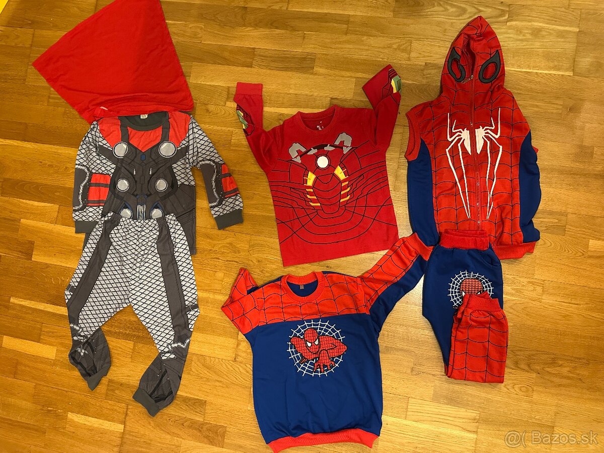 DARUJEM Marvel oblečenie (Spiderman, Ironman, Thor)