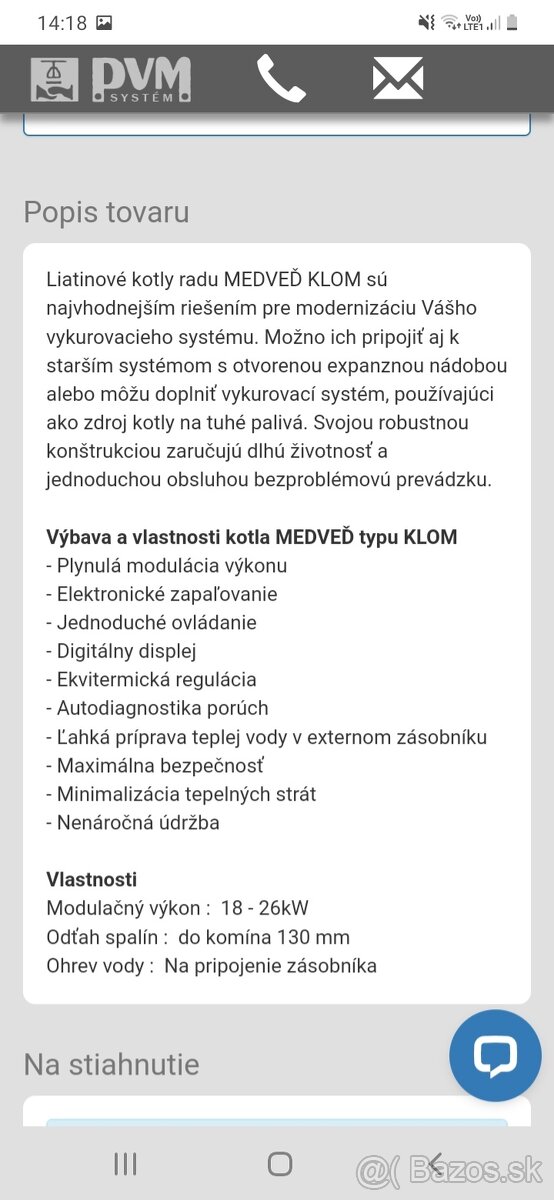 Protherm 30 klom medveď