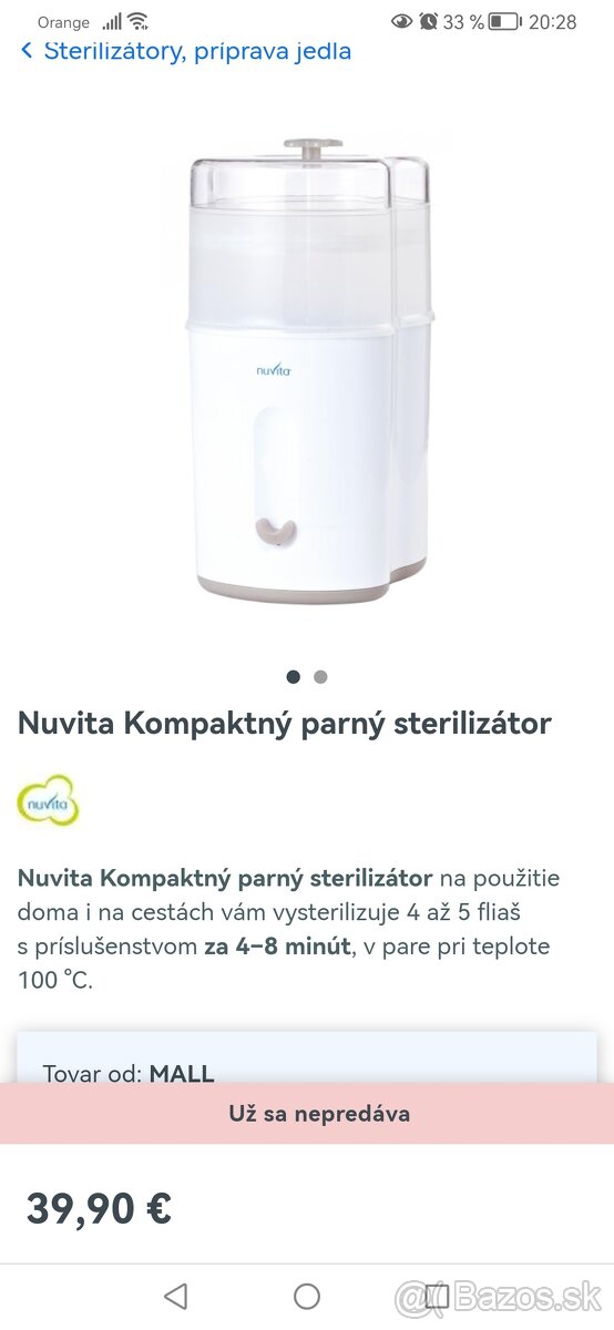 Sterilizator nuvita