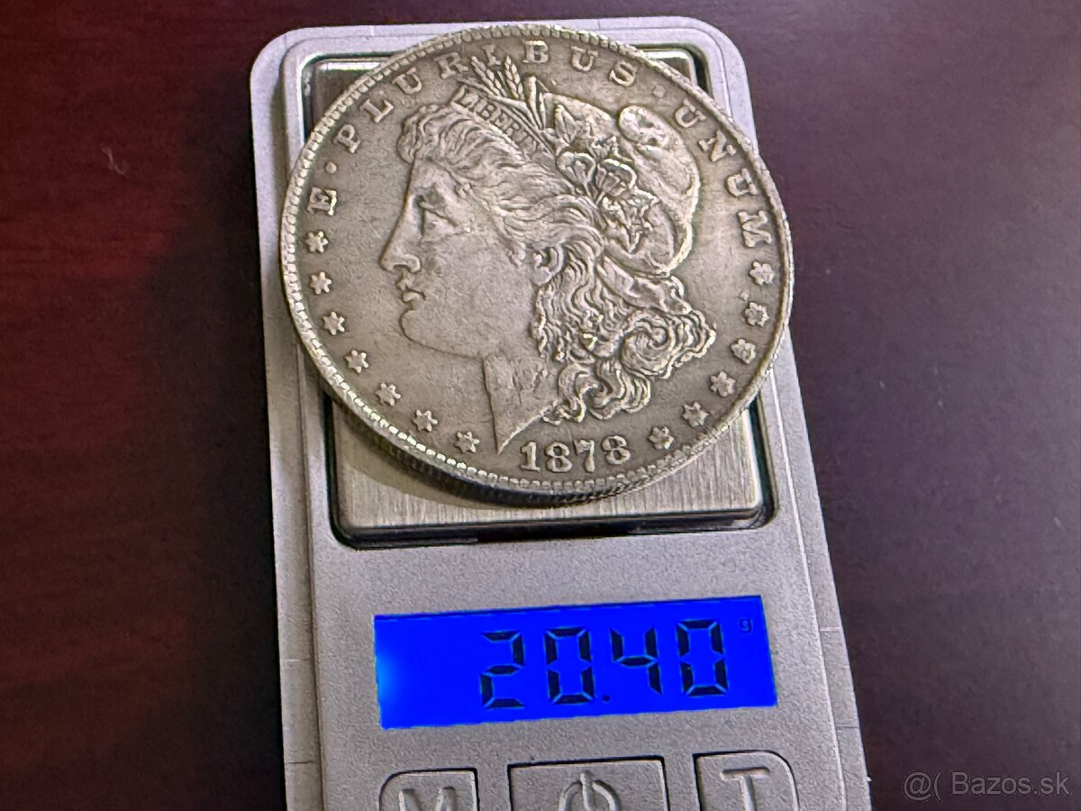 1 dolár 1878 - Morgan Dollar, USA minca - replika