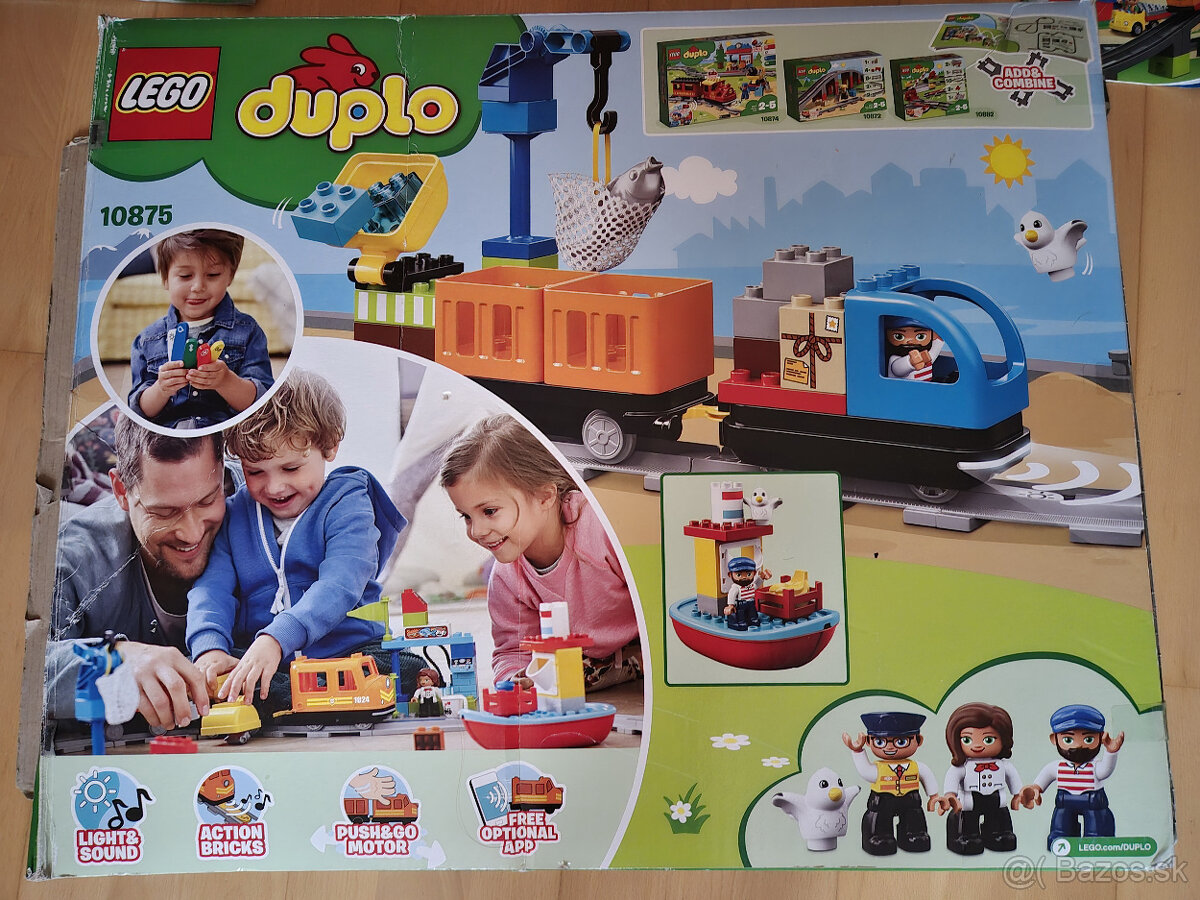 lego duplo vláčik + koľajnice