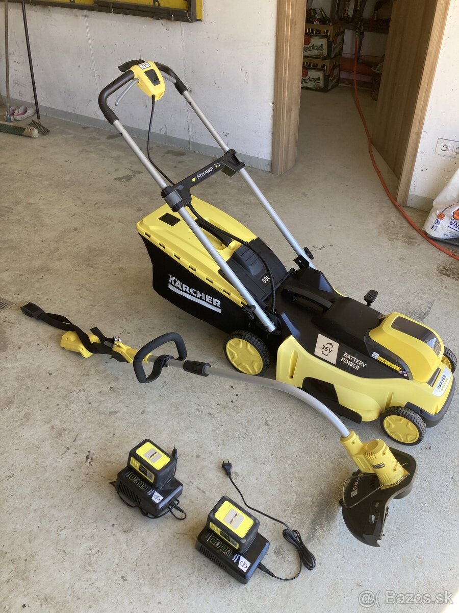 Aku 36V kosačka a vyžínač Karcher