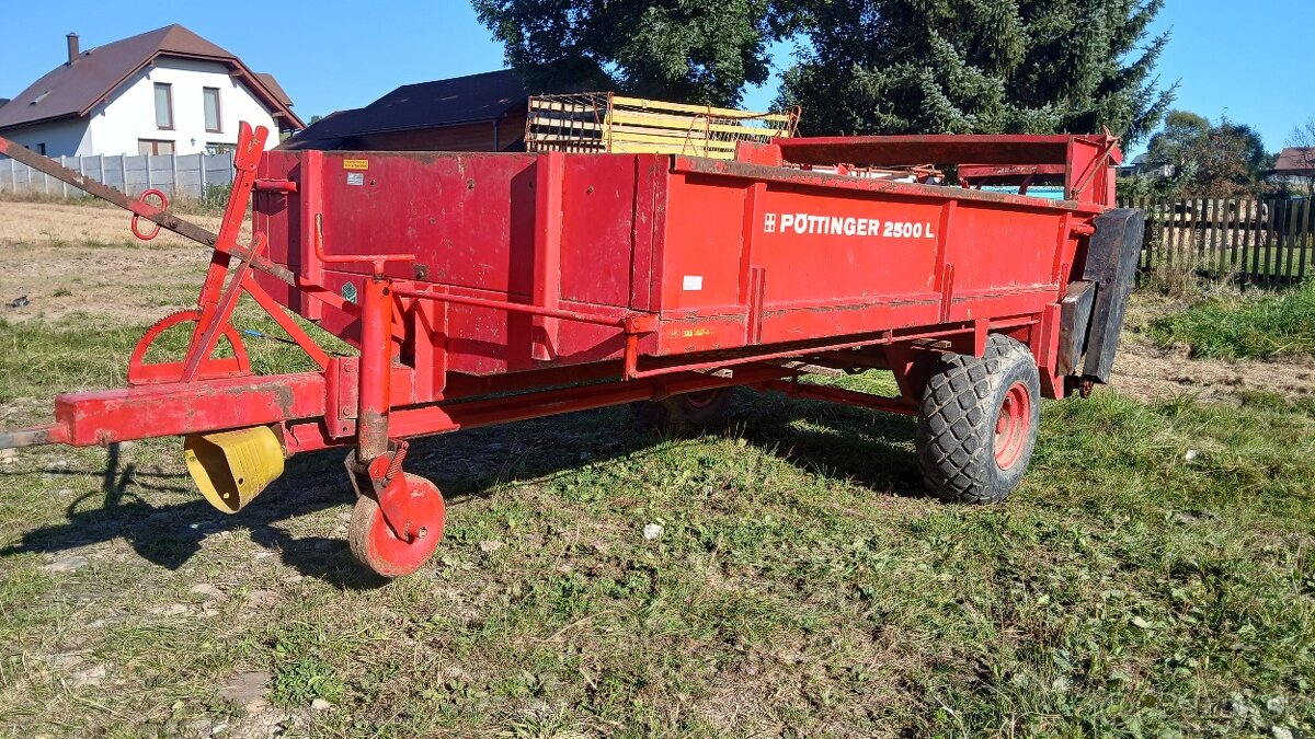 Rozmetadlo mastalneho hnoja pottinger 2,5t