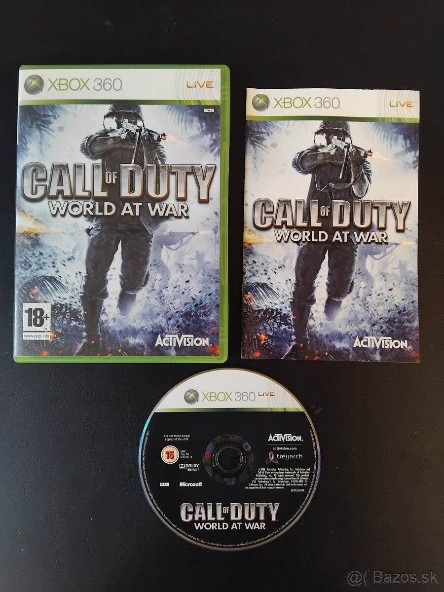 Hra pre Xbox 360 - Call of Duty World at War