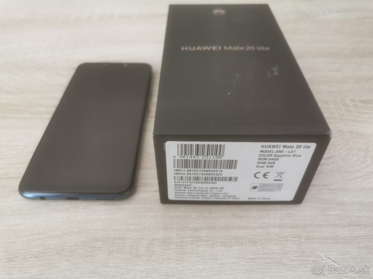 Huawei Mate 20 Lite Modry odblokovany za 70€