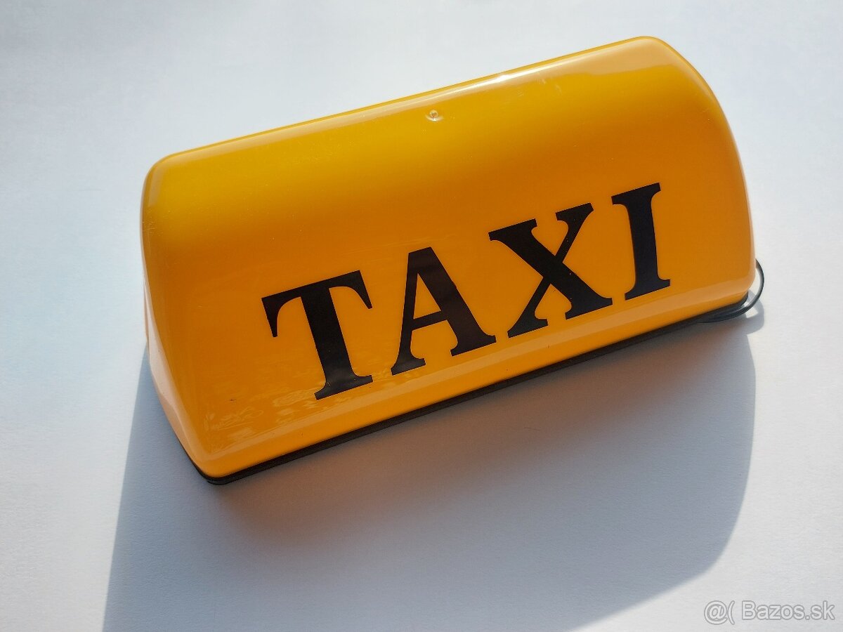 Taxi transparent - žlty