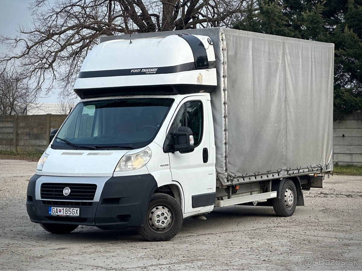 Fiat Ducato 2.3 2012 Valník Plachta 8 Paleta