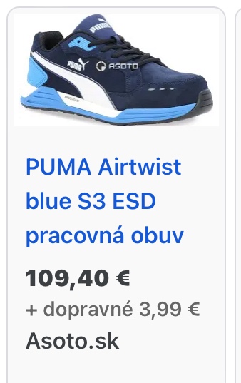 Športová pracovná obuv PUMA velk.45