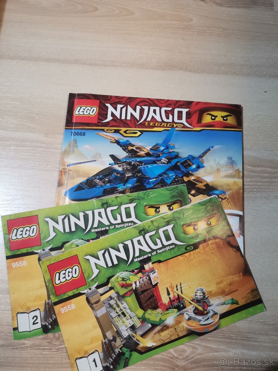 Lego Ninjago návody a časopisy