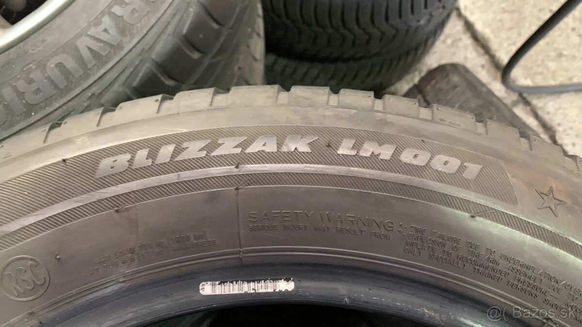 225/55R17 Brigestone zimne RunFlat