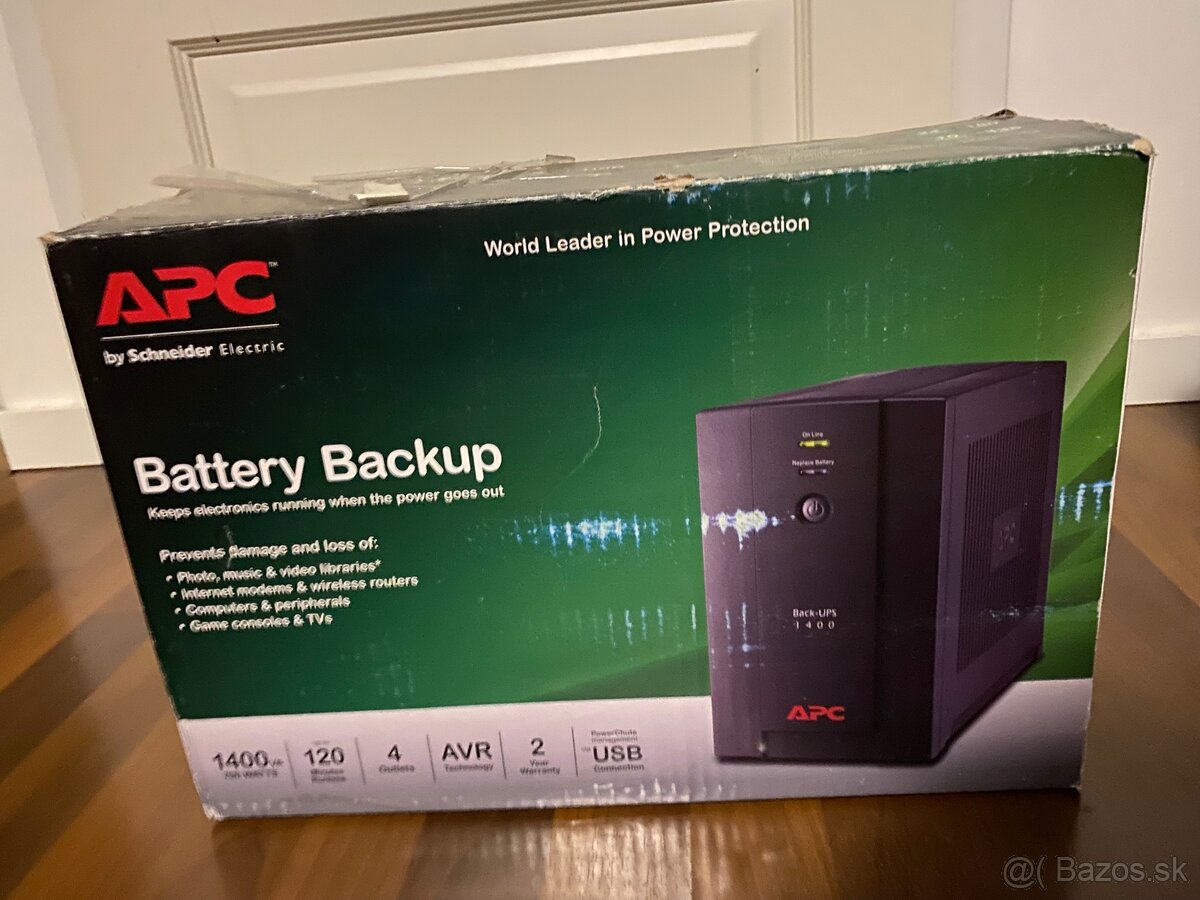 Battery backup APC 1400 va