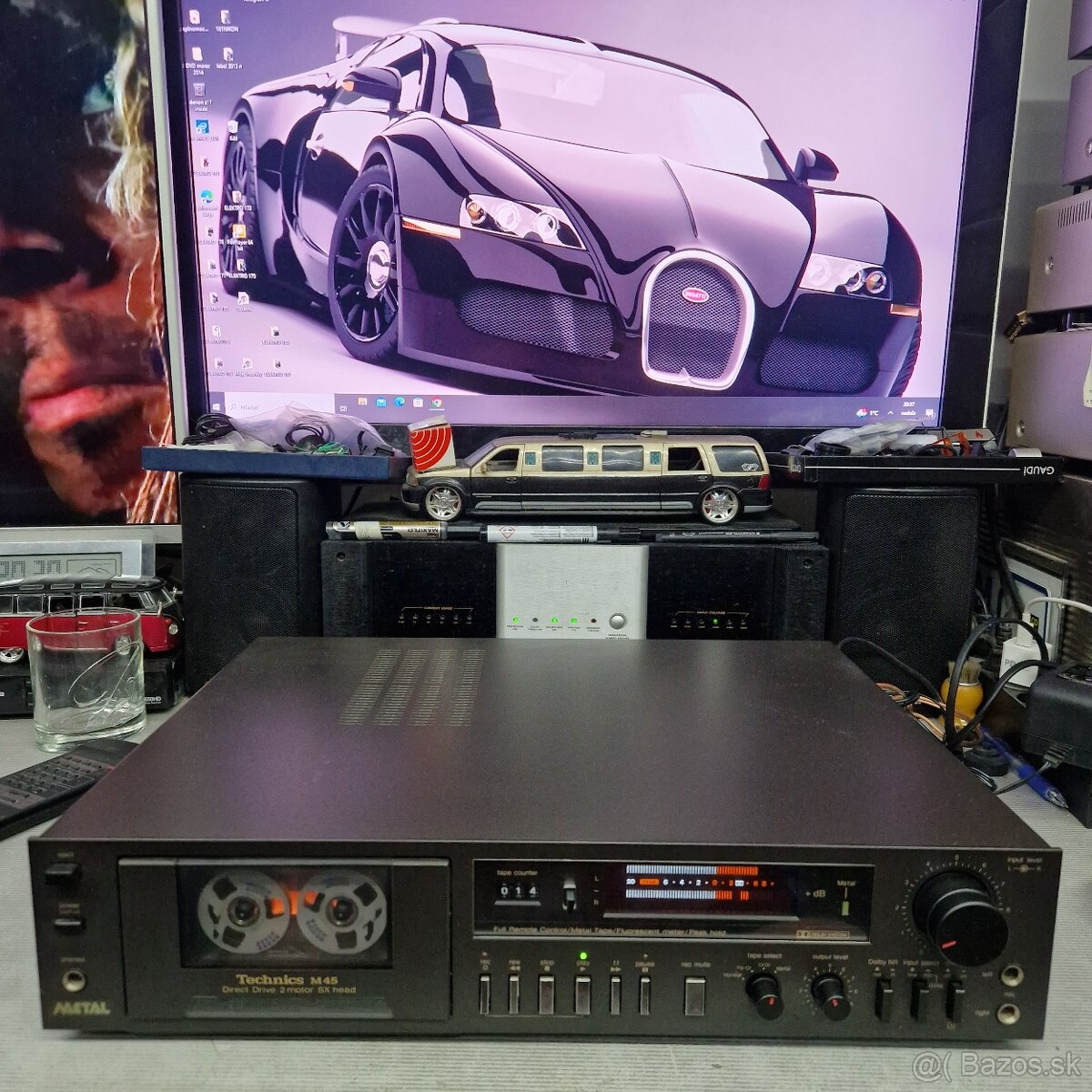 TECHNICS RS-M45...kazetový deck , Direct Drive , SX hlava...