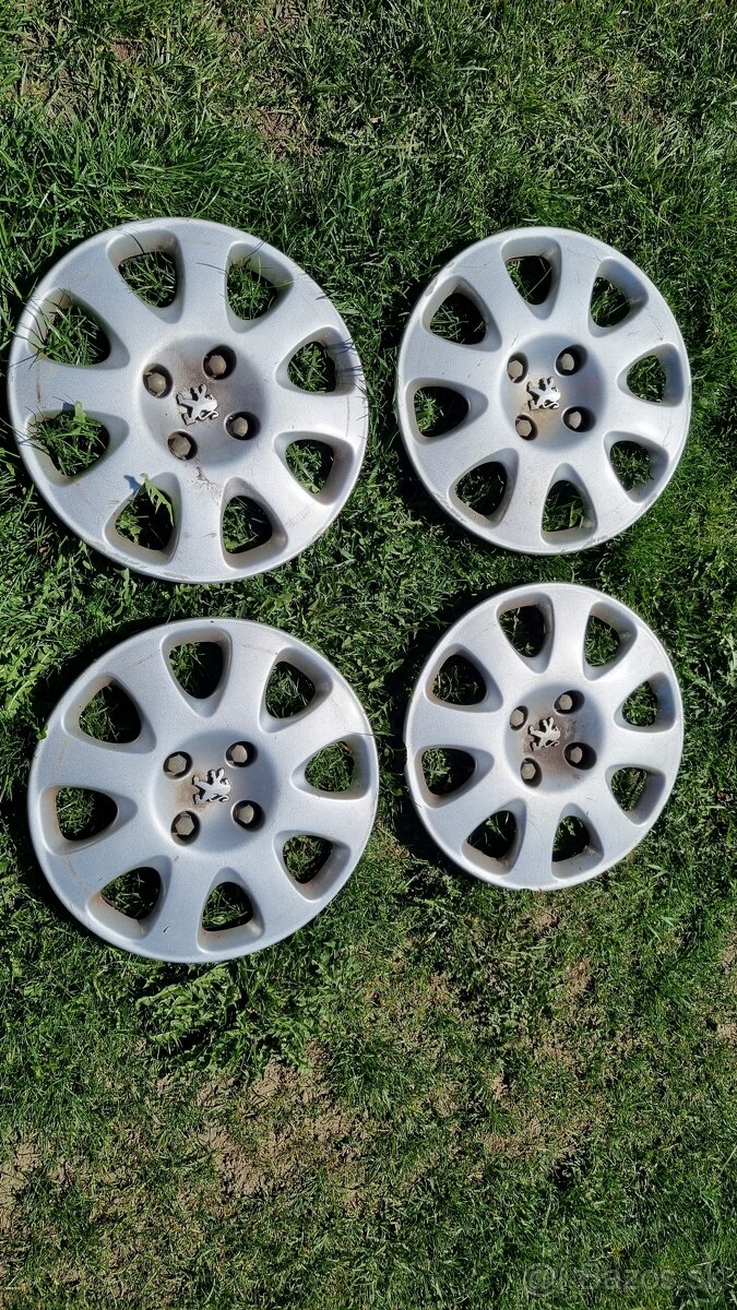 Original peugeot puklice r15 sada