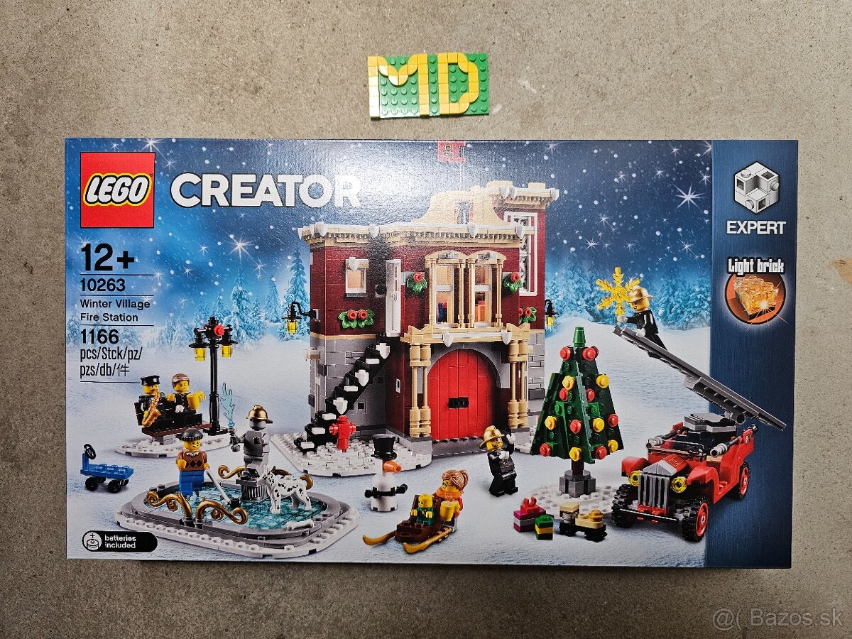 LEGO 10263 Hasičská stanica v zimnej dedine