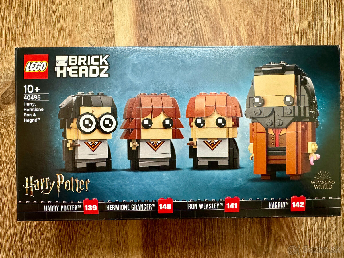 LEGO Brickheadz 40495 Harry, Hermiona, Ron a Hagrid