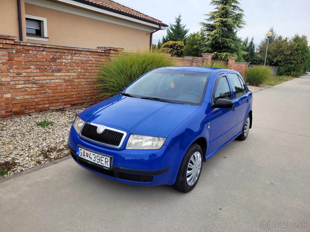 Predam škoda fabia 1.4 mpi benzín kw 44 rok výroby 2003