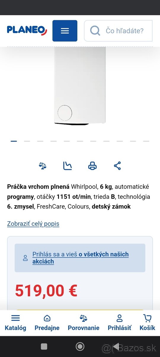 Wirhlpool práca používaná rok