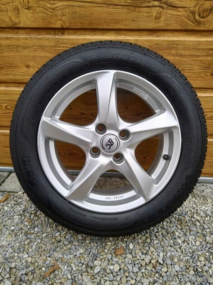 16" sada alu PEUGEOT,CITROEN + zimné pneu.