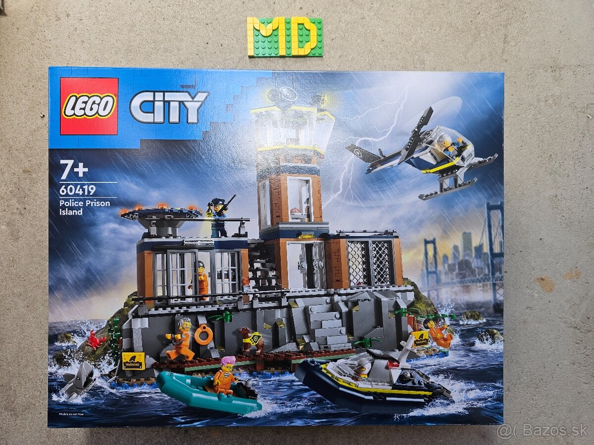 LEGO City 60419 Polícia a väzenie na ostrove