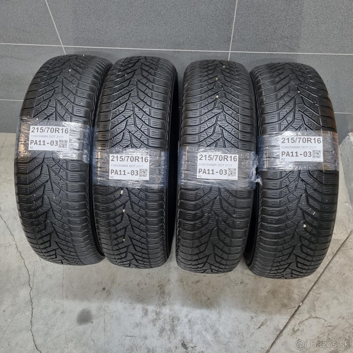 Zimné pneumatiky 215/70 R16 YOKOHAMA DOT2117