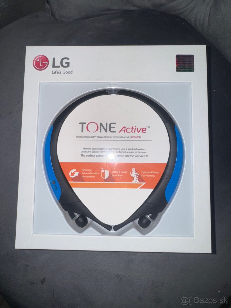 Bluetooth slúchadlá LG Tone Active - NOVÉ