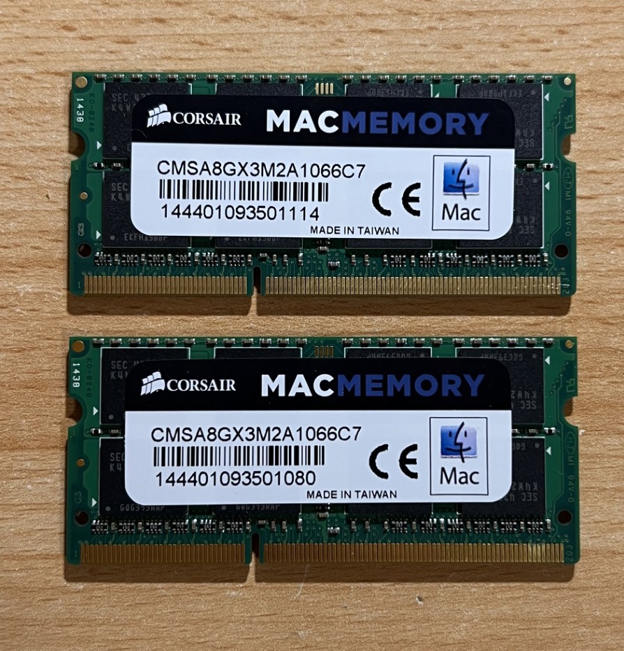 Corsair Mac Memory 2x4GB (8GB) DDR3 1066MHz SODIMM