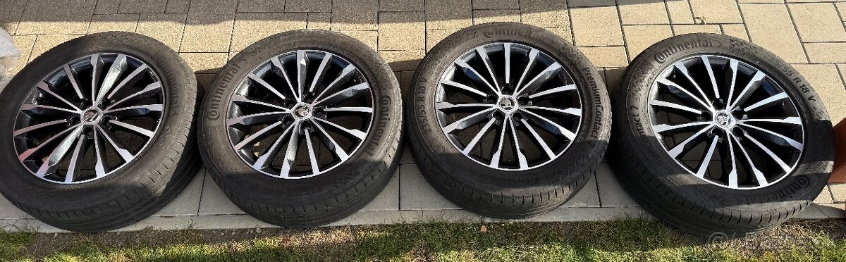 Letné ALU kolesá Škoda Kodiaq Trinity 235/55 R18